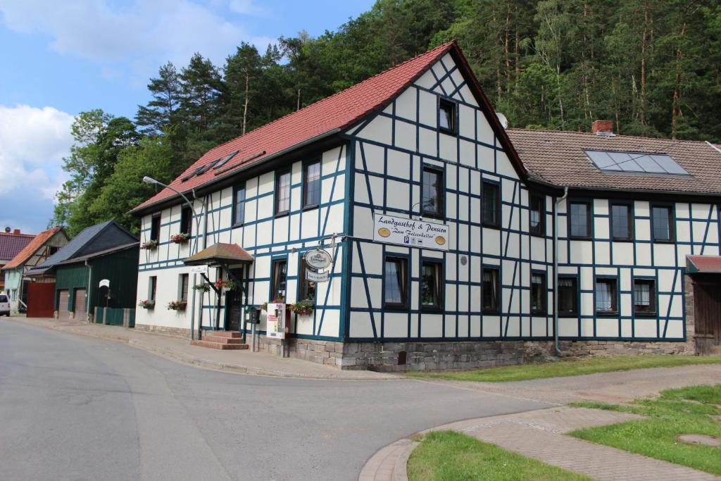 Pension Garni Zum Felsenkeller Нордхаузен Экстерьер фото